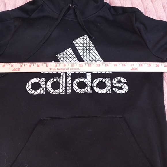 Adidas Men's Black Hoodie - Picture 7 of 9